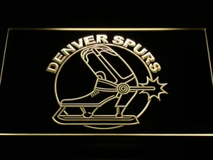 Denver Spurs LED Neon Sign - Legacy Edition