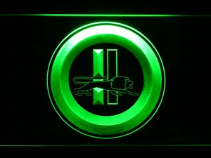 Detroit Lions 1961-1969 Circle LED Neon Sign - Legacy Edition