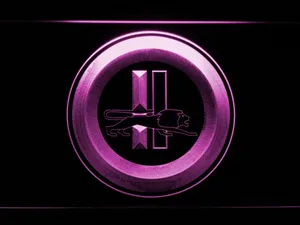 Detroit Lions 1961-1969 Circle LED Neon Sign - Legacy Edition
