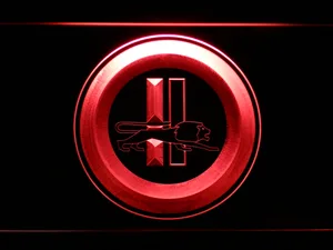 Detroit Lions 1961-1969 Circle LED Neon Sign - Legacy Edition