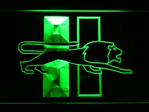 Detroit Lions 1961-1969 LED Neon Sign - Legacy Edition
