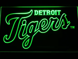 Detroit Tigers 3 LED Neon Sign
