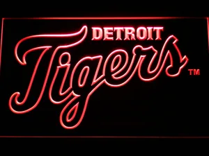 Detroit Tigers 3 LED Neon Sign