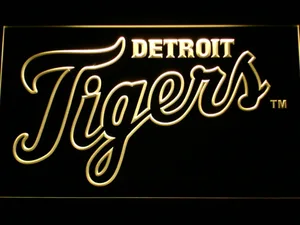 Detroit Tigers 3 LED Neon Sign
