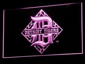 Detroit Tigers 4 LED Neon Sign - Legacy Edition