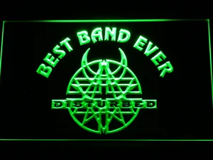Disturbed Best Band Ever LED Neon Sign