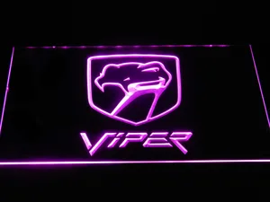 Dodge Viper Old Logo LED Neon Sign
