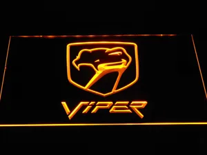 Dodge Viper Old Logo LED Neon Sign