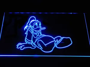 Donald Duck Slump LED Neon Sign