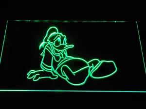 Donald Duck Slump LED Neon Sign