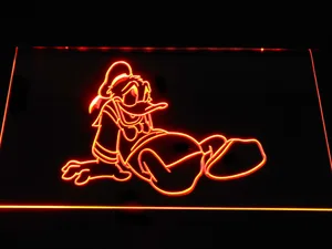 Donald Duck Slump LED Neon Sign