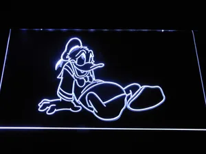 Donald Duck Slump LED Neon Sign