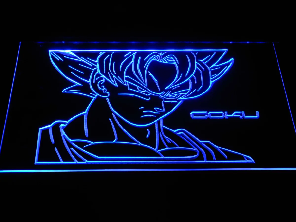 Dragon Ball Saiyan Goku LED Neon Sign