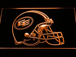 Edmonton Eskimos Helmet LED Neon Sign