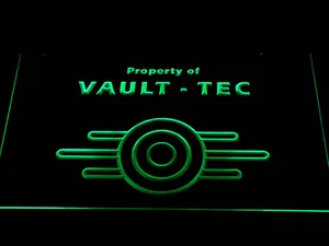 Fallout Property of Vault-Tec LED Neon Sign