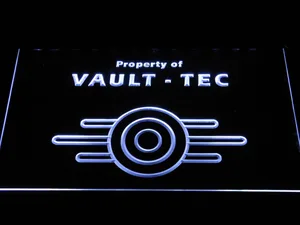 Fallout Property of Vault-Tec LED Neon Sign