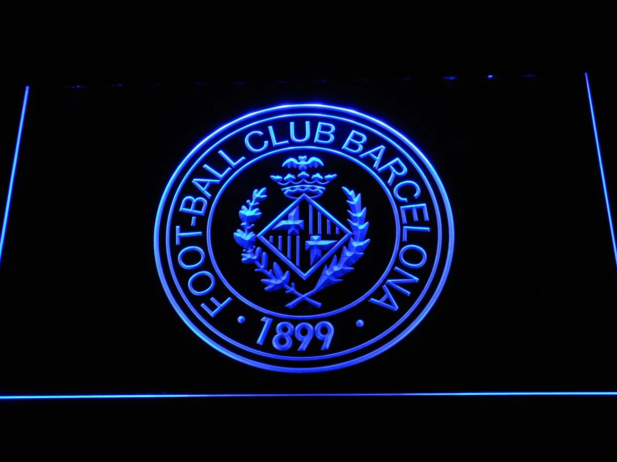 FC Barcelona Crest LED Neon Sign - Legacy Edition