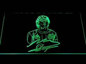 FC Barcelona Diego Maradona LED Neon Sign