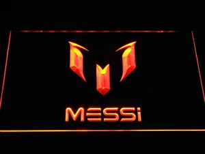 FC Barcelona Lionel Messi Logo LED Neon Sign