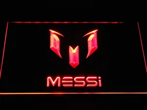 FC Barcelona Lionel Messi Logo LED Neon Sign