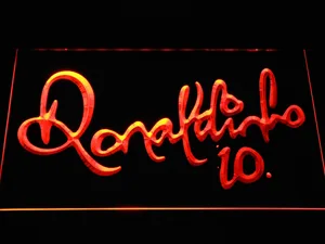 FC Barcelona Ronaldinho Signature LED Neon Sign