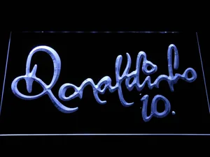 FC Barcelona Ronaldinho Signature LED Neon Sign