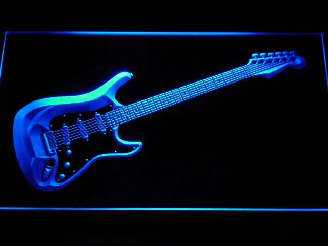 Fender Stratocaster LED Neon Sign