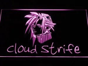 Final Fantasy Cloud Strife LED Neon Sign
