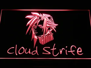 Final Fantasy Cloud Strife LED Neon Sign