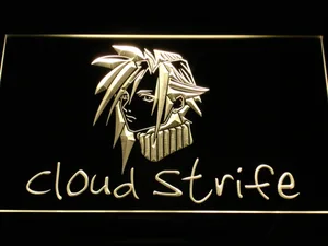 Final Fantasy Cloud Strife LED Neon Sign