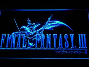 Final Fantasy III LED Neon Sign