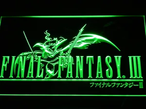 Final Fantasy III LED Neon Sign