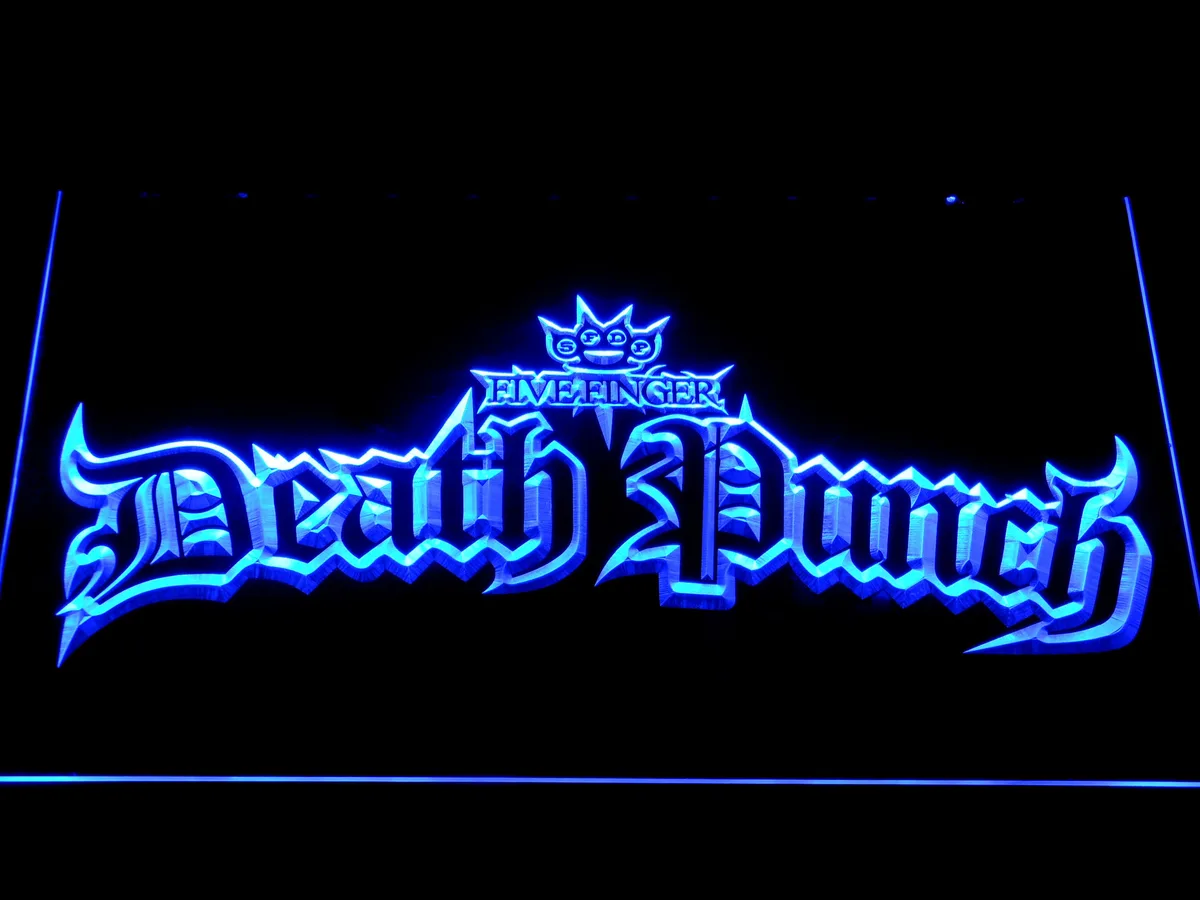 Five Finger Death Punch Gothic LED Neon Sign