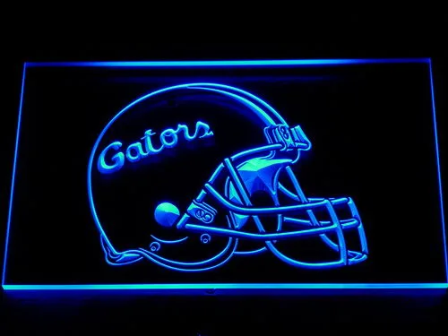 Florida Gators Helmet LED Neon Sign