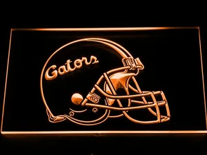Florida Gators Helmet LED Neon Sign