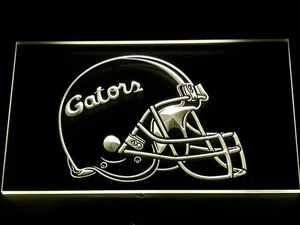 Florida Gators Helmet LED Neon Sign
