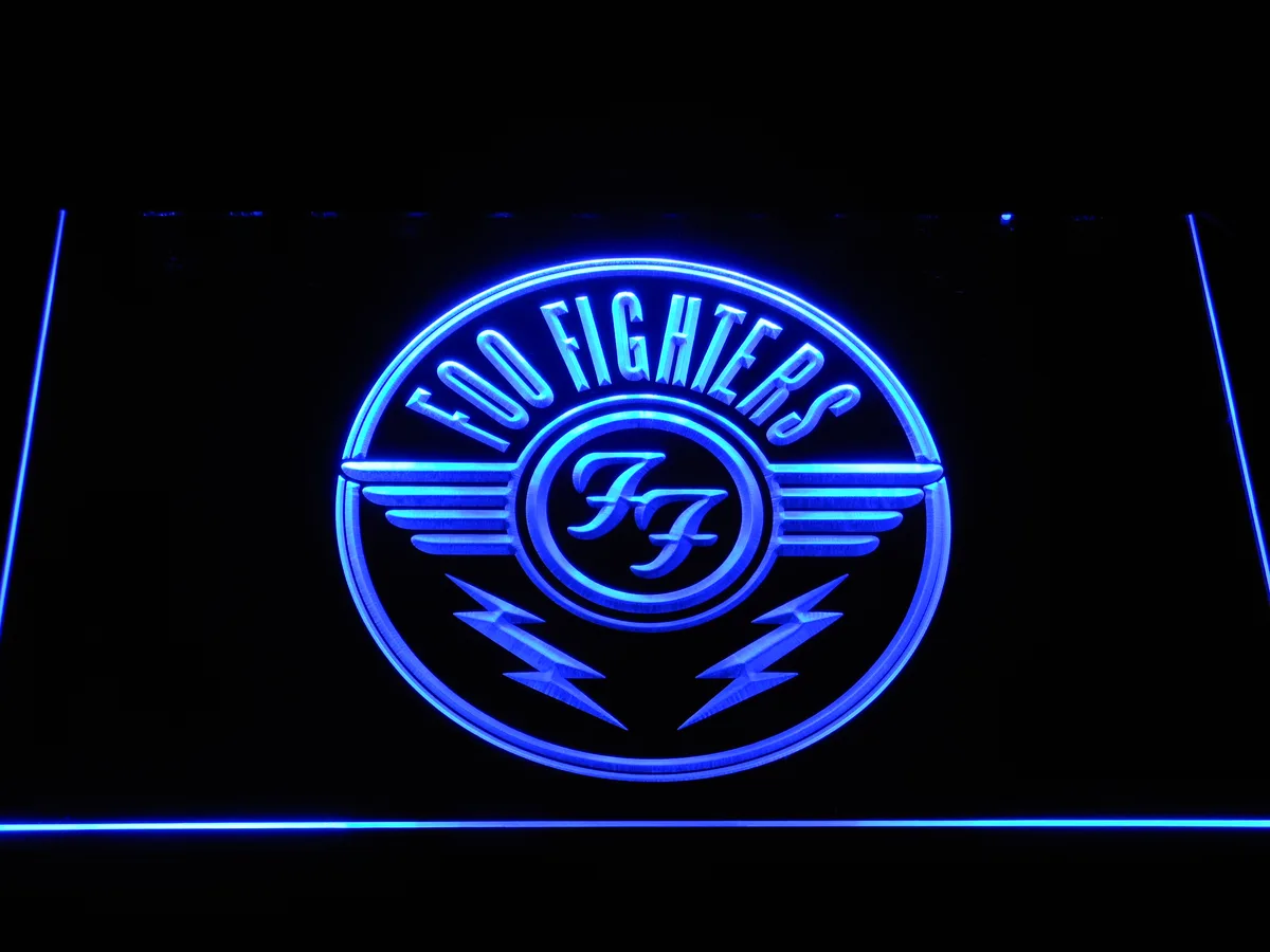 Foo Fighters Badge LED Neon Sign