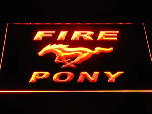 Ford Fire Pony LED Neon Sign