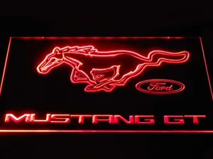 Ford Mustang GT LED Neon Sign