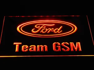 Ford Team GSM LED Neon Sign