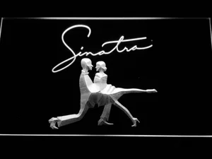 Frank Sinatra Silhouettes LED Neon Sign