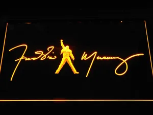 Freddie Mercury Signature LED Neon Sign