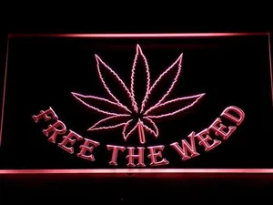 Free the Weed LED Neon Sign