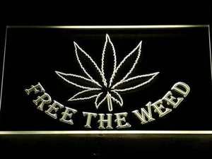 Free the Weed LED Neon Sign