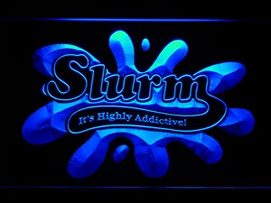 Futurama Slurm LED Neon Sign