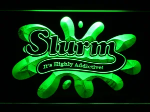 Futurama Slurm LED Neon Sign
