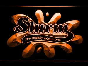 Futurama Slurm LED Neon Sign