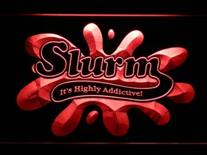 Futurama Slurm LED Neon Sign