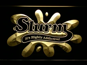 Futurama Slurm LED Neon Sign