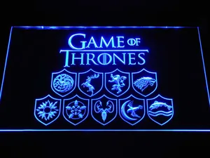 Game of Thrones Family Sigils LED Neon Sign